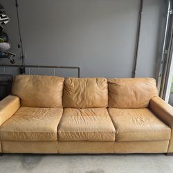 Leather couch