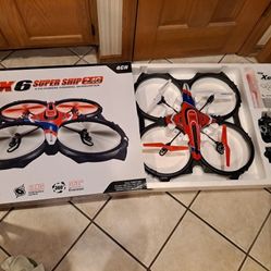 X6 Super Ship 2.4G 4 Ch. Remote Quadcopter