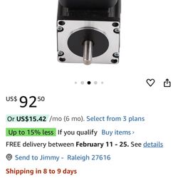 CNCTOPBAOS JSS57P2N Nema23 2N.m Closed Loop Stepper Motor Integrated Digital Hybrid Servo Drive System 24-48V DC RS232 with 1000 Encoder Line for Robo