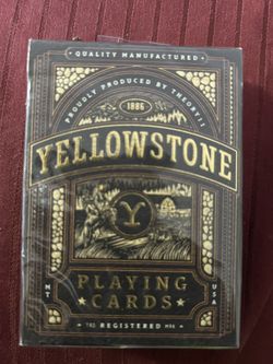 Yellow Stone Playing Cards