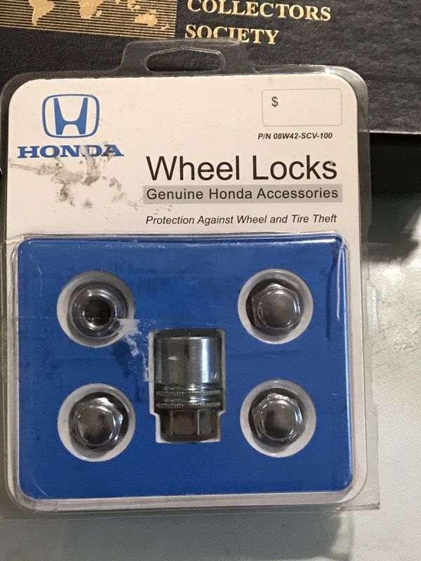 Genuine Honda Accessories 08W42-SNA-100 Alloy Wheel Lock