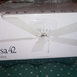 Mesa 42 Inch White Fan