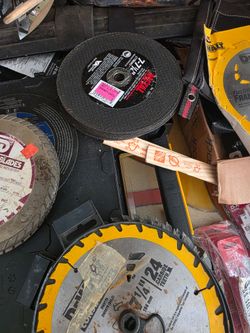Mixed Lot of Saw Blades and Cut-Off Wheels