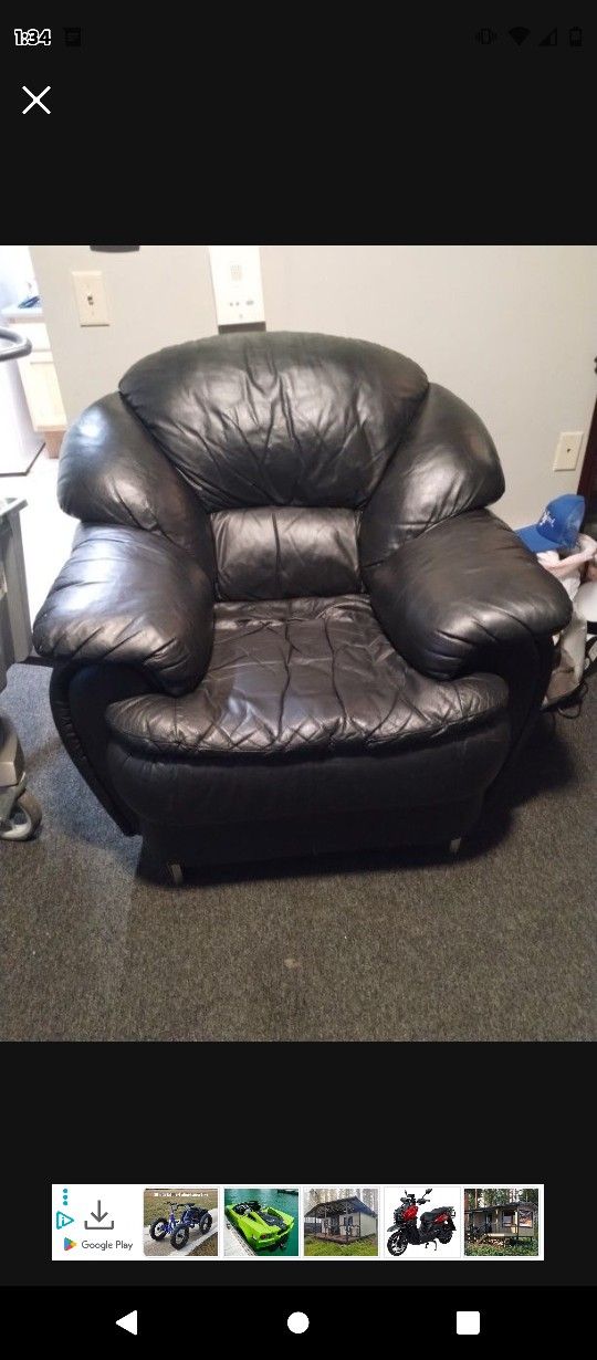 Black Leather Chair