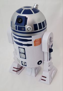 Rare Star WarsR2D2 Elect Talking Flashing Cookie Jar Food Storage Snack Sounds