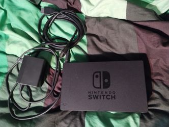 Nintendo switch dock with cords, $50