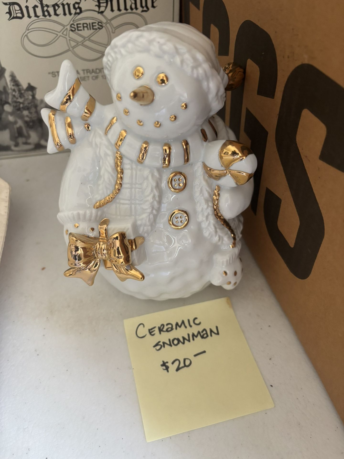 Ceramic Snowman