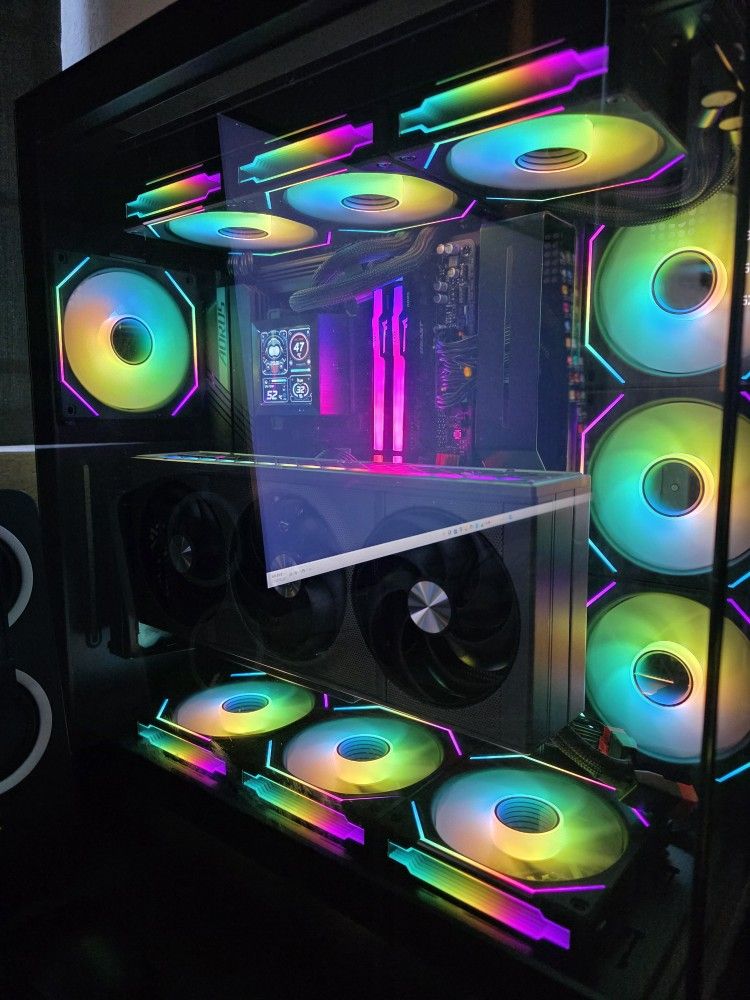 Gaming PC -9070 XT Sapphire Nitro +, Ryzen 7 7800X3D, 32 GB DDR5, NZXT H9 ELITE 2TB NVME