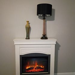 White Fireplace