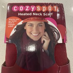 CosySpot Heated Neck Scarf, Red