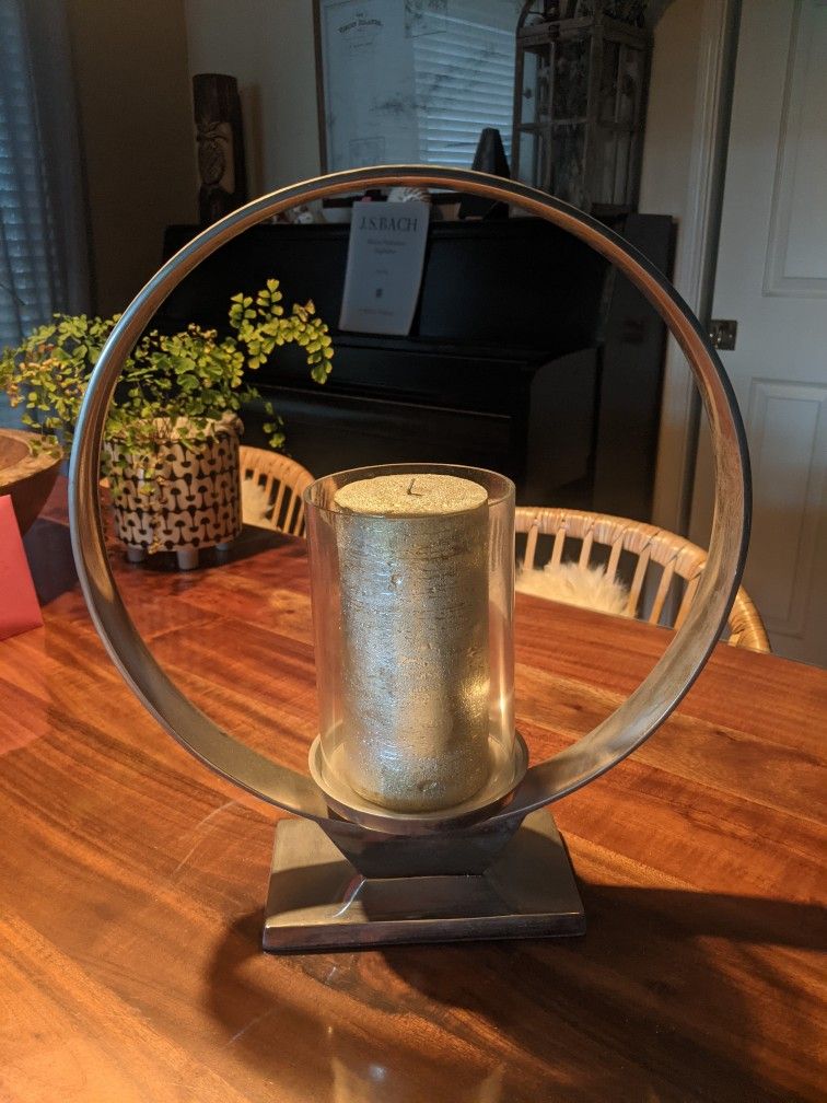 Z Gallerie Decorative Cirque Pillar Candle Holder
