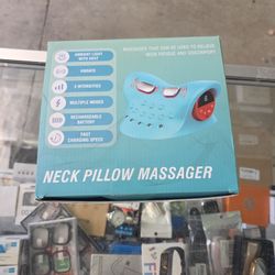 Neck Pillow Massager With Ambient Light And Heat 