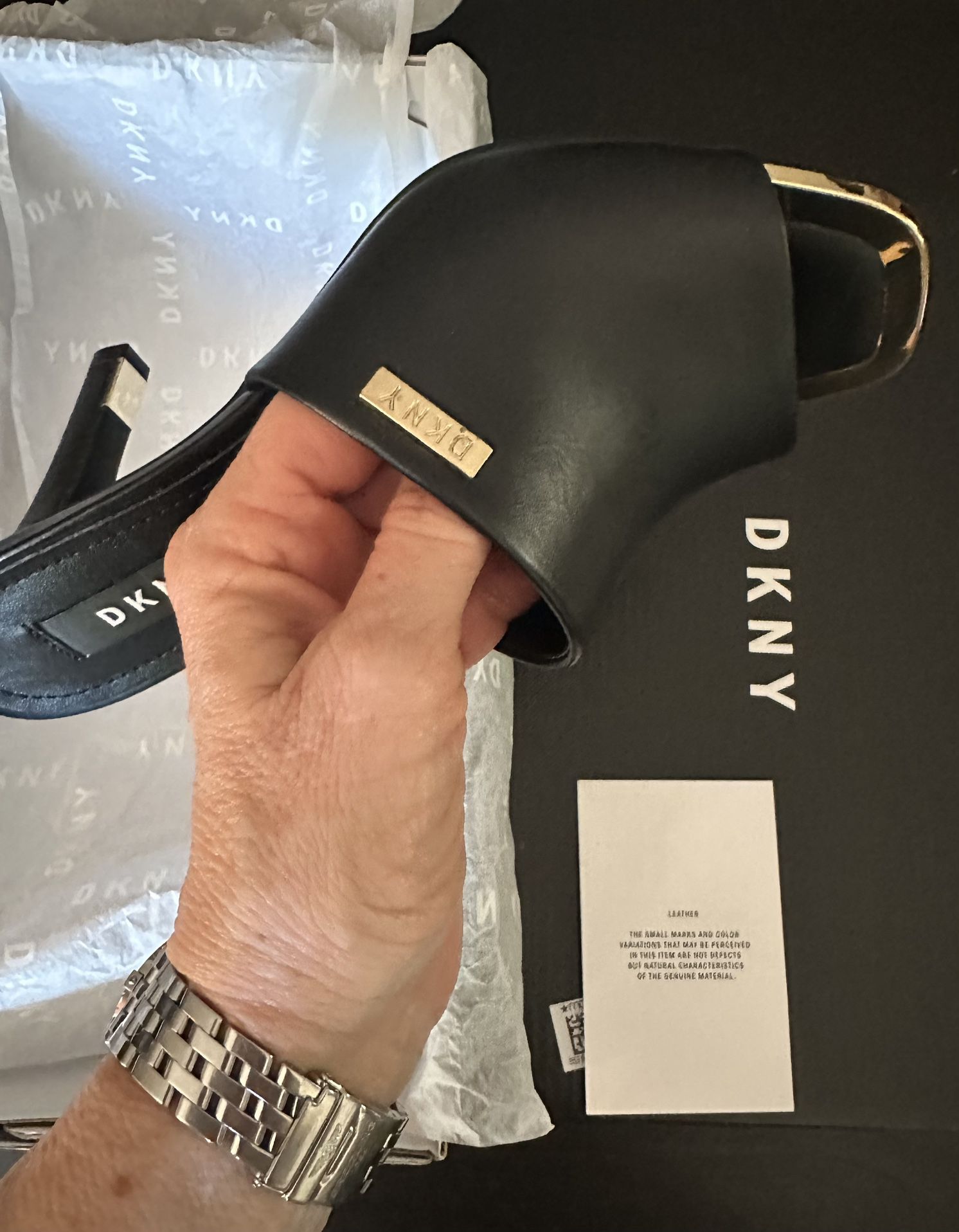 DKNY  Bronx Mule Slide On New w/Box