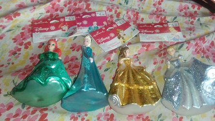 Disney princess Christmas ornaments