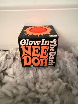 Schylling Glow In The Dark Nee Doh Orange Squeeze!