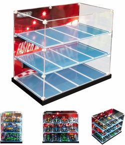 Acrylic Display Case Compatible with Lego Speed Champions
