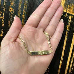 14k BABY ID BRACELET 