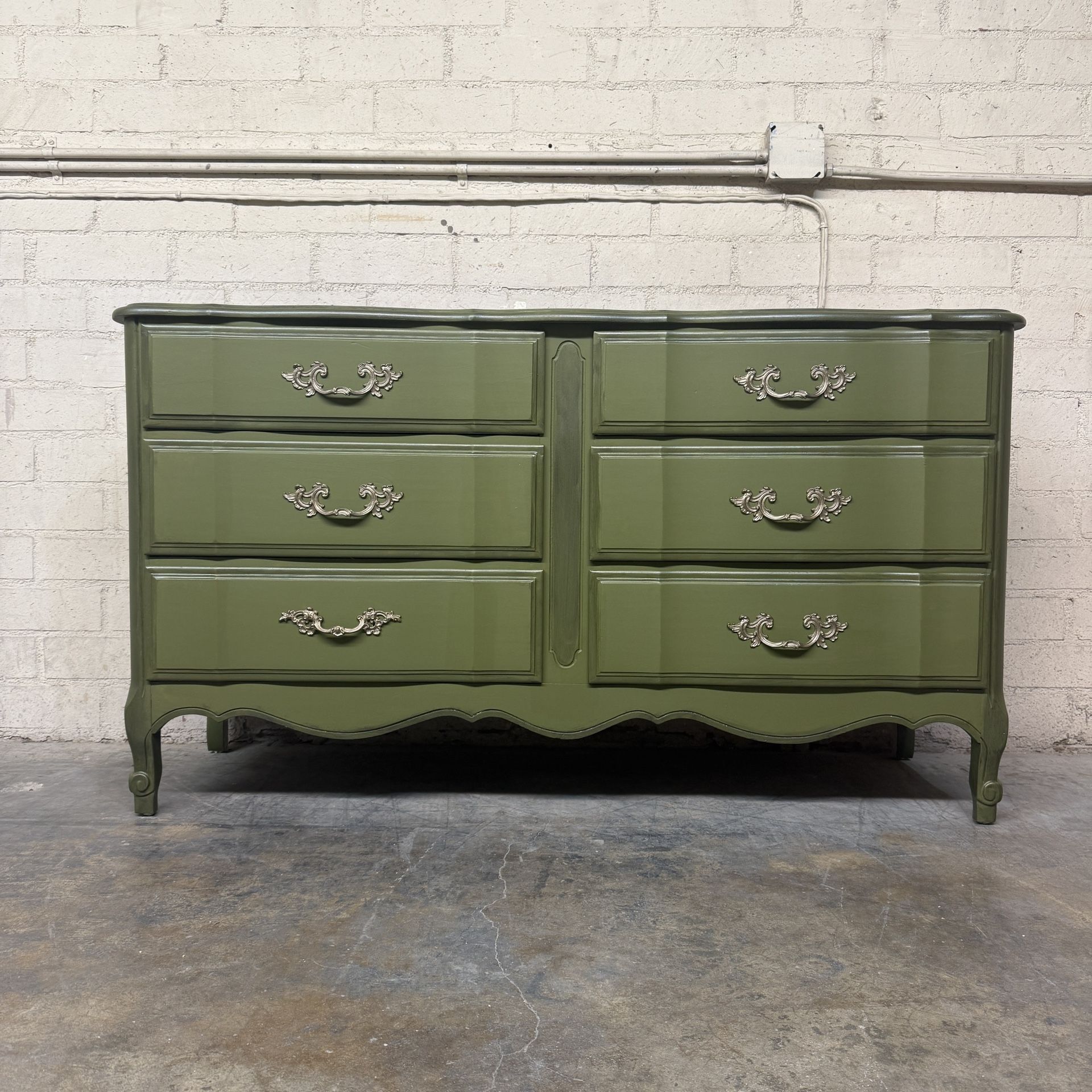 Delivery is available Vintage Kent-Coffey Masonette Dresser – Hand-Painted Green – Solid Wood $650 OBO!