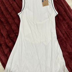 Asics White Tennis Dress And Matching Shorts