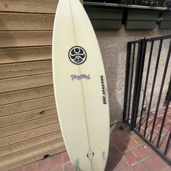 6'6 HIC Eric Arakawa Surfboard  W Paint Pens Colored