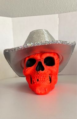 Silver Mirror Tile Disco Cowboy Hat