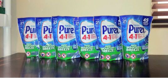 Purex 4-in-1 Laundry Pacs Fresh Mountain Breeze $3 Each