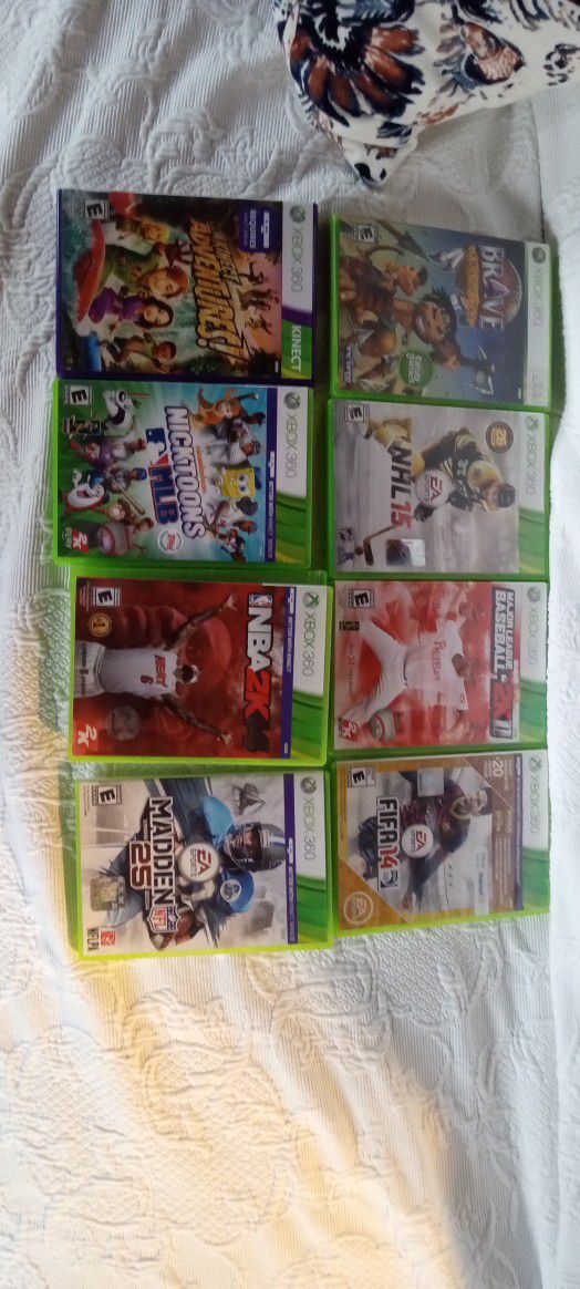 Xbox 360 Games All For $50