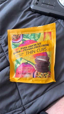 Trader Joe's Dark Chocolate Mango Passion Fruit Thin Cups