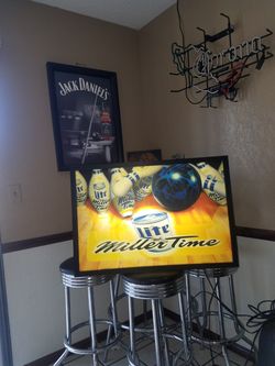 Miller lite light. For man cave .