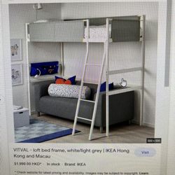 Kids Bunk Bed And Desk