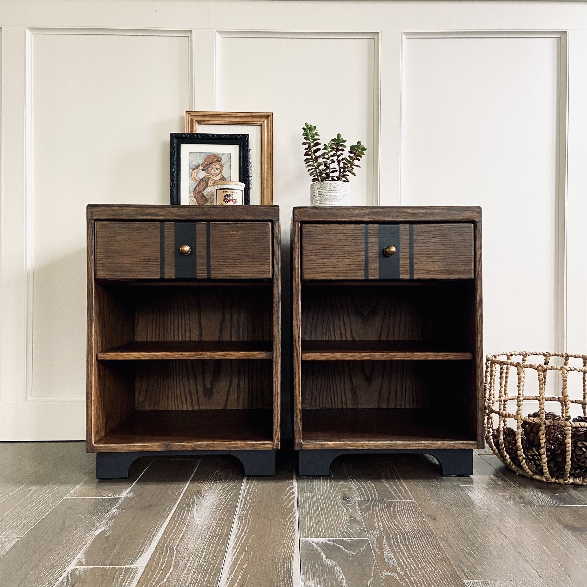 Vintage Set Of Nightstands