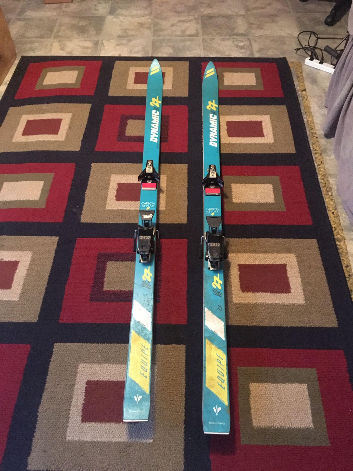 Dynamic VR27 Racing Slalom -83 Cm Downhill Mogul Skis Saloman  Bindings