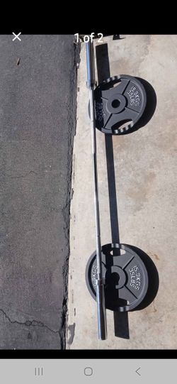 Weights Metal Iron 2.35 & Bar 6ft
