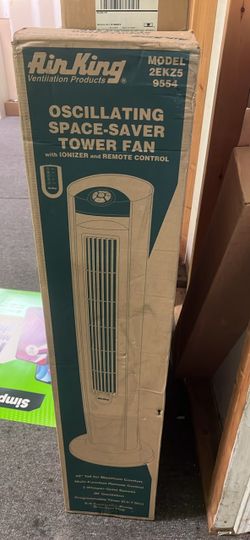 Air King Oscillating Tower Fan with Remote
