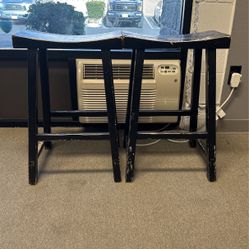 2 Countertop Stools  From Pottery Barn 