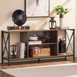 55in Rustic TV Stand / console table / 55in wooden tv stand