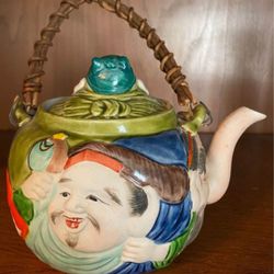 Exquisite 19th to Early 20th Century Banko Ware Japanese Teapot**
