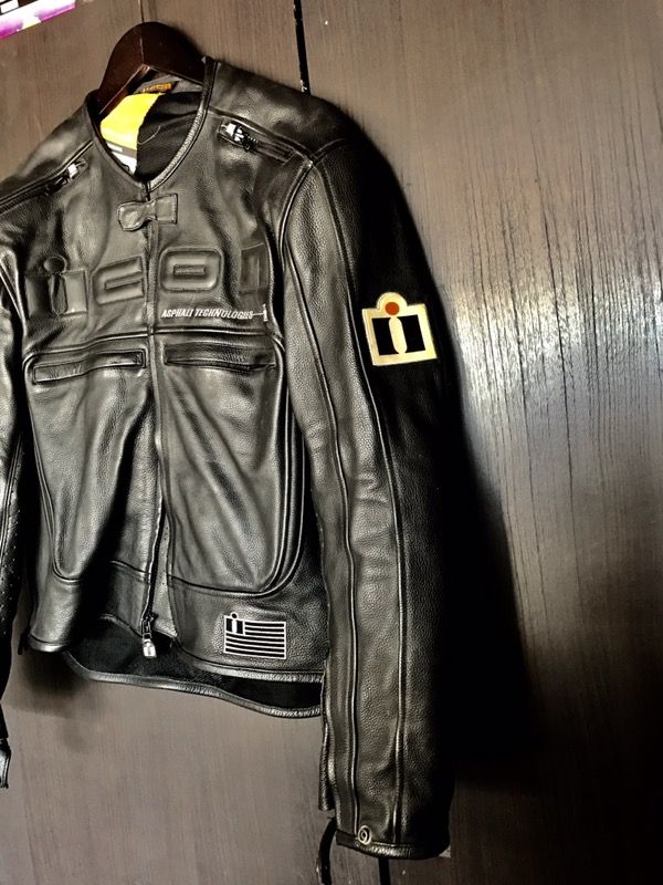 Icon asphalt hotsell technologies leather jacket