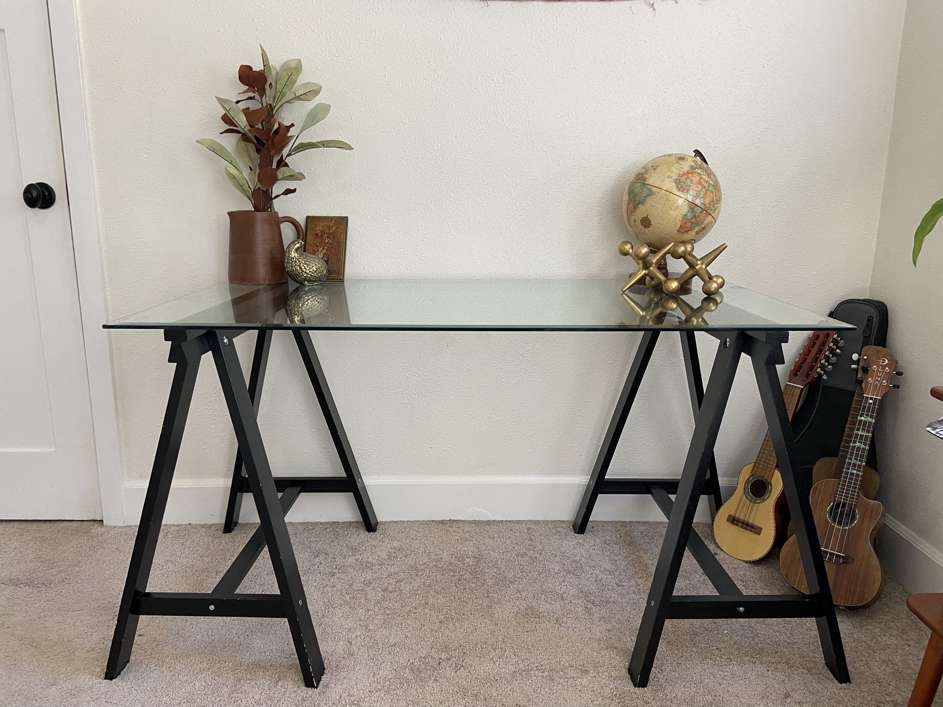 Vintage Glass desk