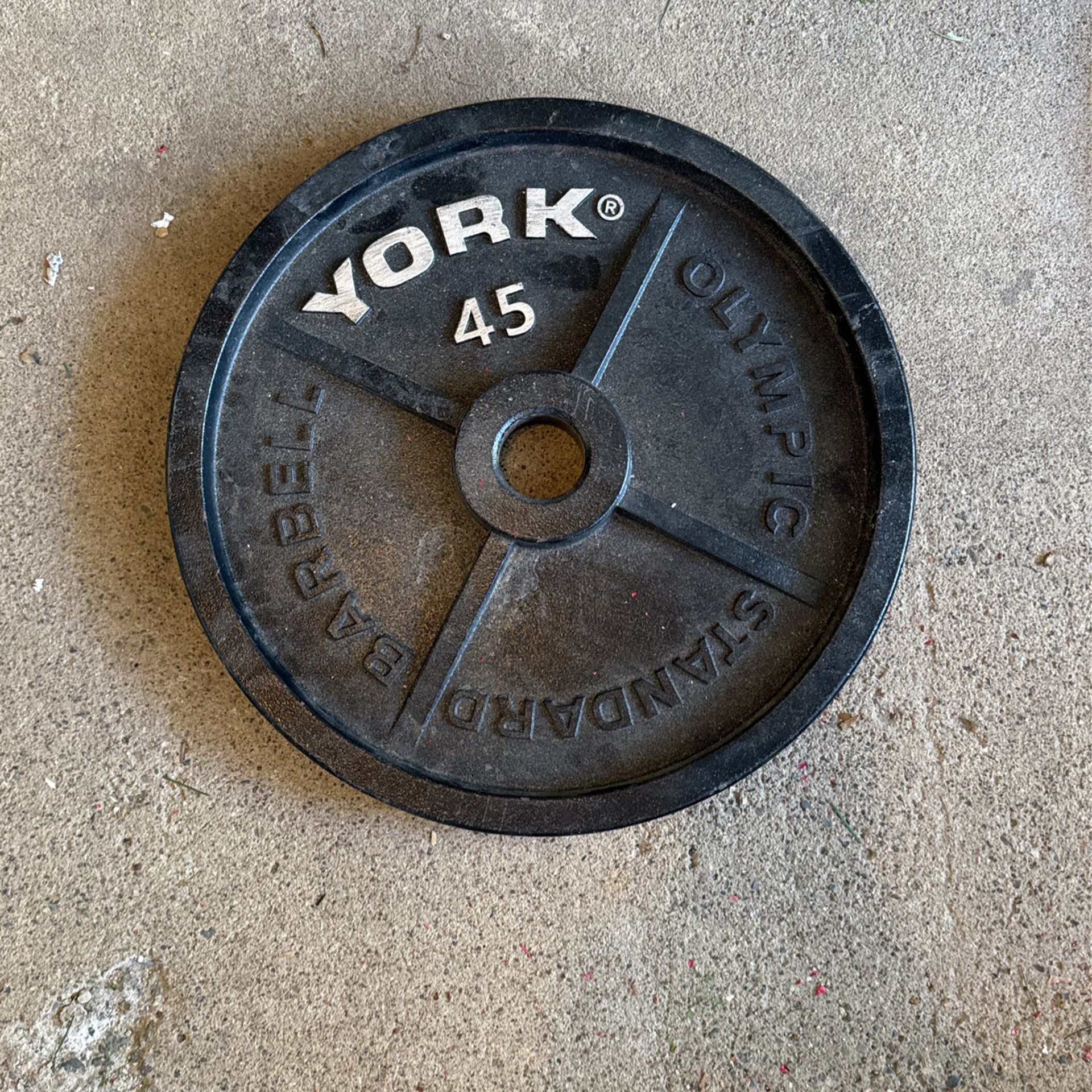 45 Pound Plate (York Olympic)