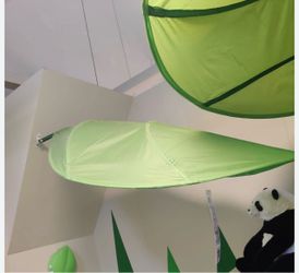 Set of 2 - IKEA - Green leaf canopy for kids room