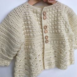 Vintage Crochet Cardigan