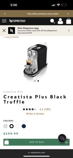 Nespresso Creatista