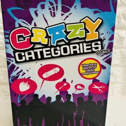 Crazy Categories Board Game Hilarious Game of Responses