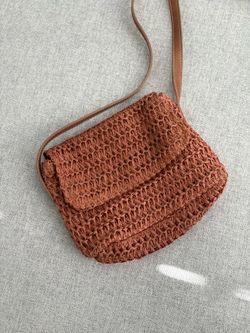 orange crossbody bag