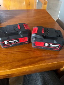 Bauer 20V 5Ah Lithium-Ion Battery Pack (2)