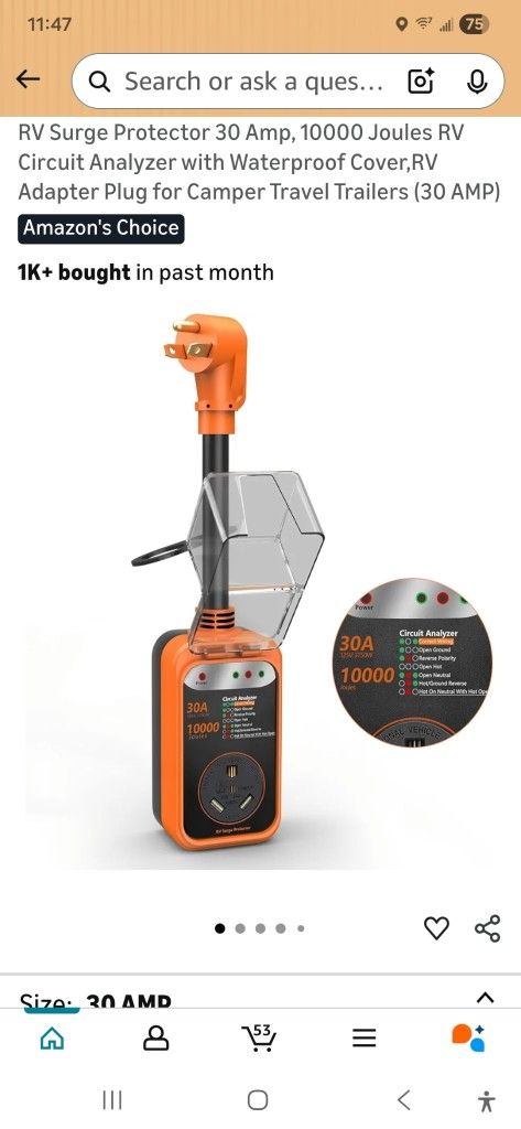 Rv SURGE PROTECTOR