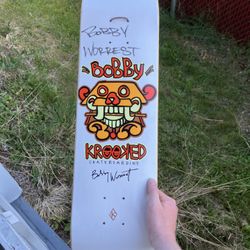 Autographed Krooked Skate Deck