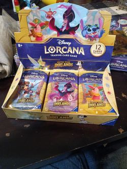 Lorcana Into The Inklands Booster Packs 