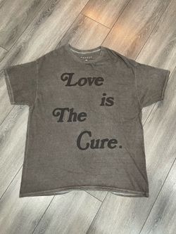 GREY GRAPHIC TEE [ MENS - L]